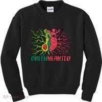 Heart And Avocado Kids Sweatshirt thumb 0
