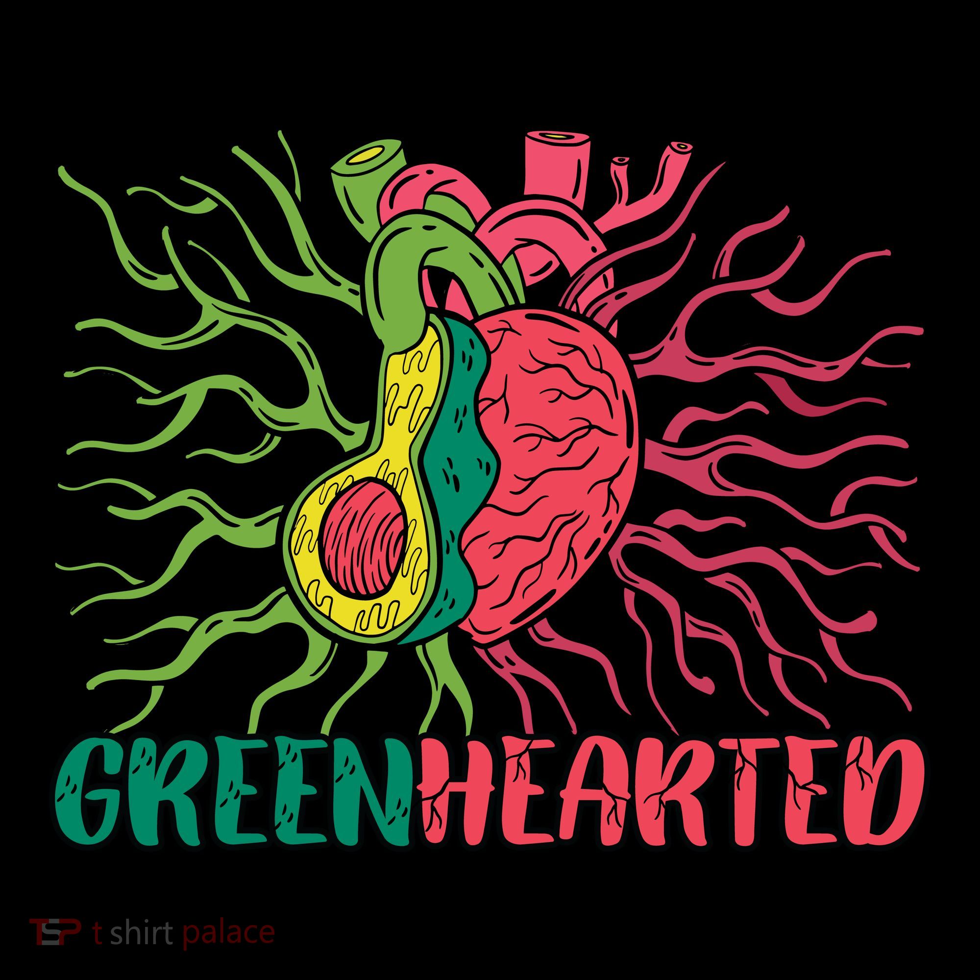 Heart And Avocado Kids Sweatshirt