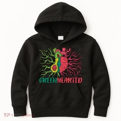 Heart And Avocado Kids Hoodie