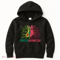 Heart And Avocado Kids Hoodie thumb 0