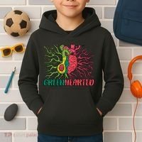 Heart And Avocado Kids Hoodie thumb 2