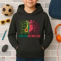 Heart And Avocado Kids Hoodie thumb 2