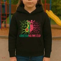 Heart And Avocado Kids Hoodie thumb 3