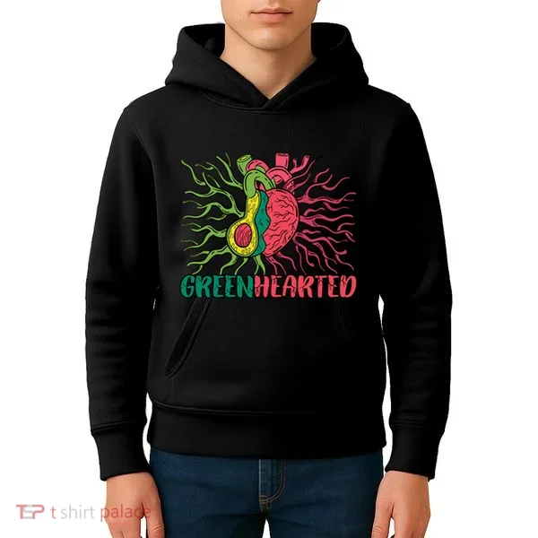 Heart And Avocado Kids Hoodie