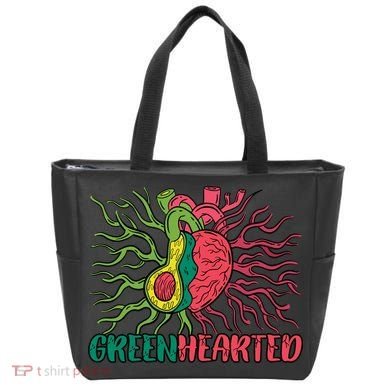 Heart And Avocado Tote Bag