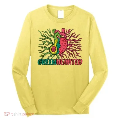 Heart And Avocado Long Sleeve Shirt