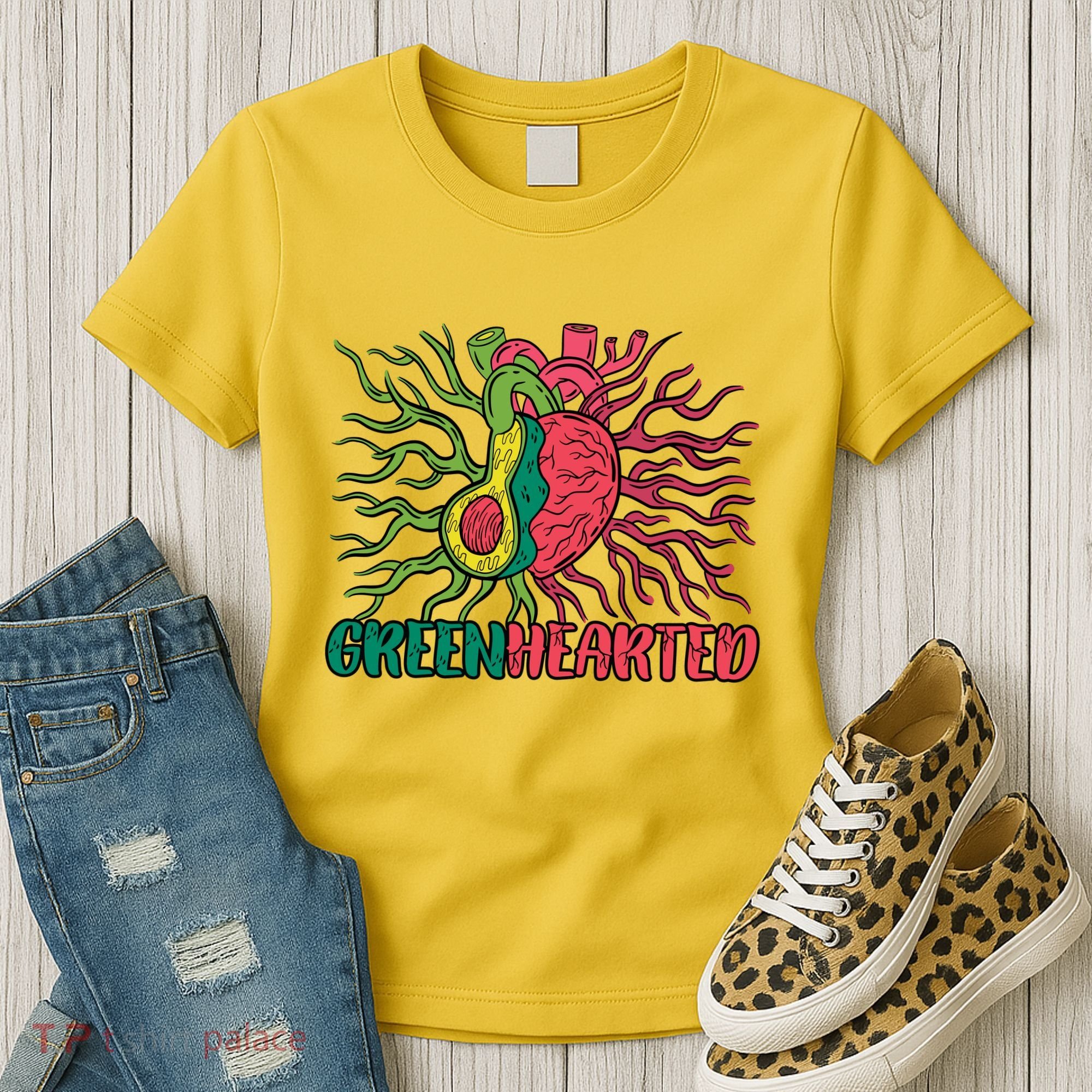 Heart And Avocado Women's T-Shirt