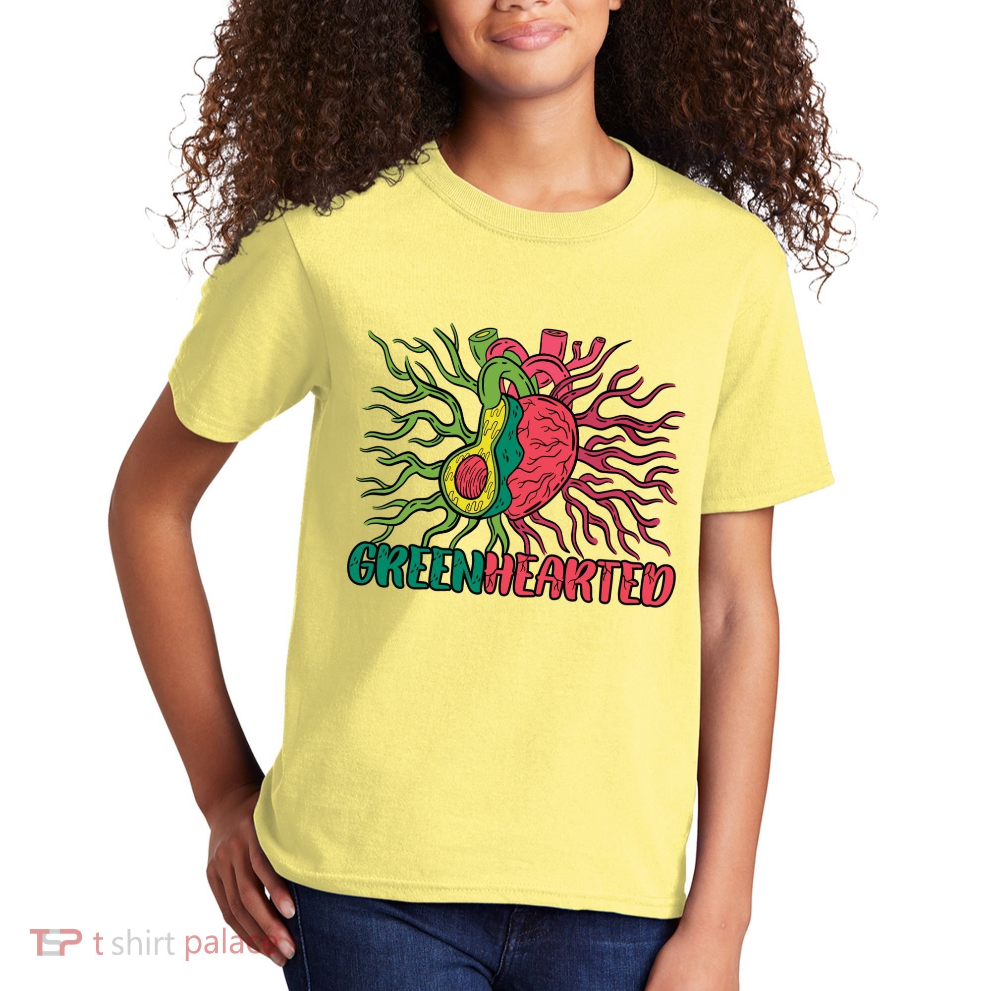 Heart And Avocado Kids T-Shirt