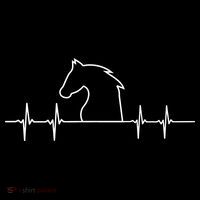 Heart Beat Horse Pulse Women's Hoodie thumb 2