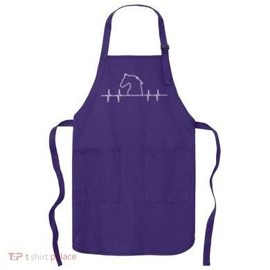 Heart Beat Horse Pulse Apron