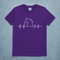 Heart Beat Horse Pulse T-Shirt thumb 5