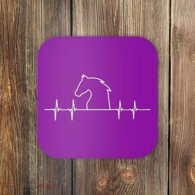 Heart Beat Horse Pulse Coaster
