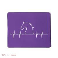 Heart Beat Horse Pulse Mousepad thumb 0