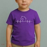 Heart Beat Horse Pulse Toddler T-Shirt thumb 2