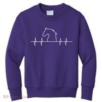 Heart Beat Horse Pulse Kids Sweatshirt thumb 0