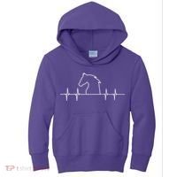 Heart Beat Horse Pulse Kids Hoodie thumb 0