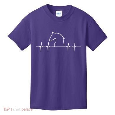 Heart Beat Horse Pulse Kids T-Shirt