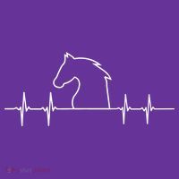 Heart Beat Horse Pulse Kids T-Shirt thumb 4