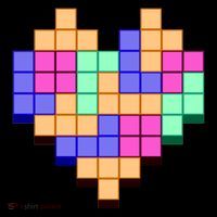 Heart Block Game Valentine's Day Gamer Love Coffee Mug thumb 5