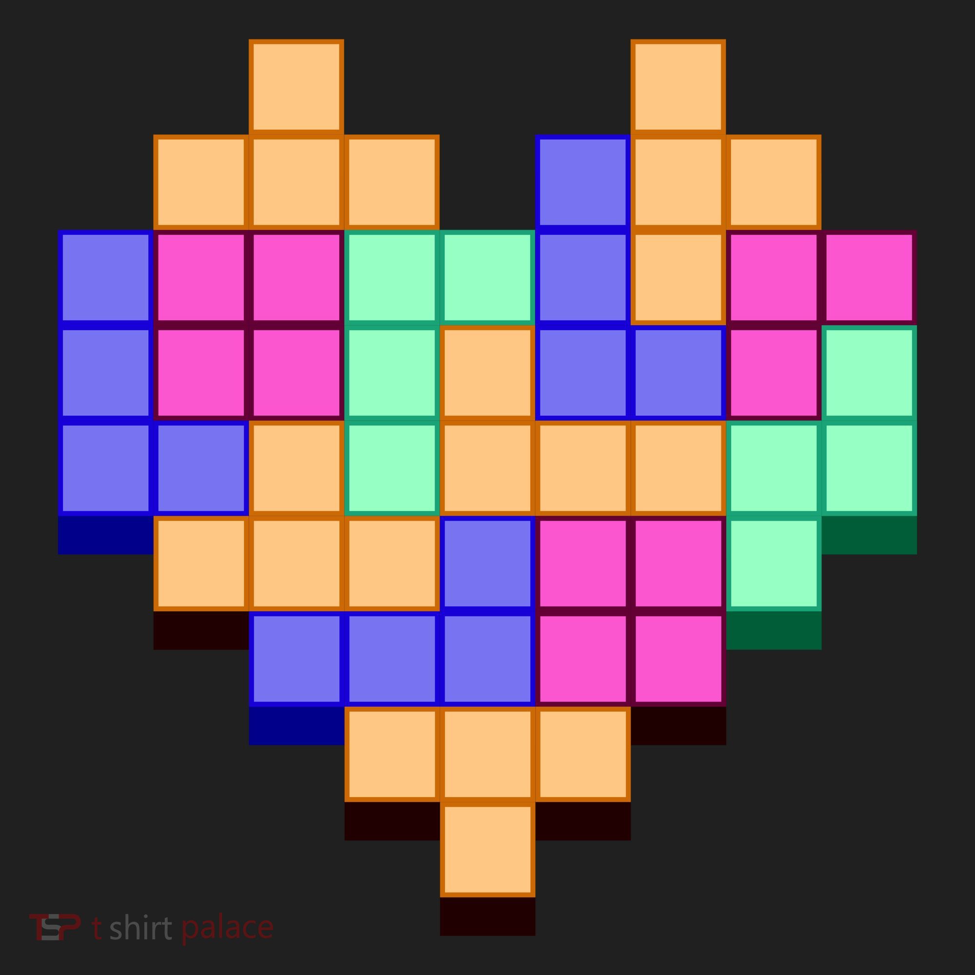 Heart Block Game Valentine's Day Gamer Love Hat
