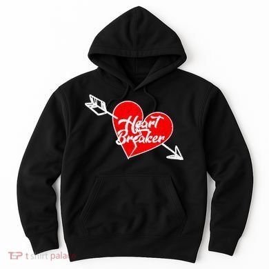 Heart Breaker Valentine's Day Broken Heart Arrow Hoodie