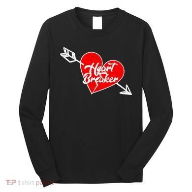 Heart Breaker Valentine's Day Broken Heart Arrow Long Sleeve Shirt
