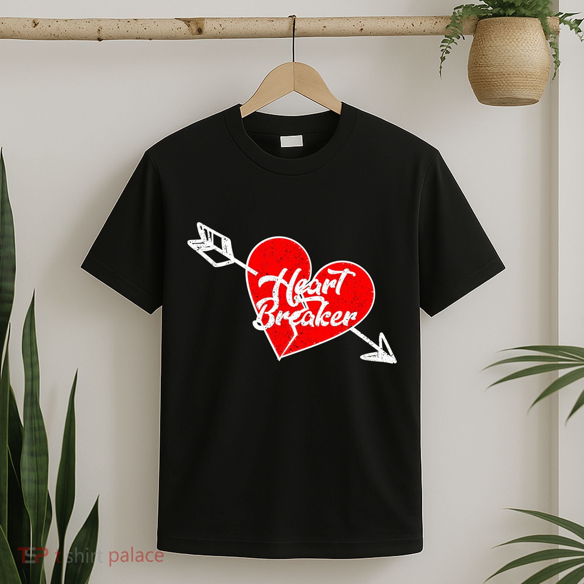 Heart Breaker Valentine's Day Broken Heart Arrow T-Shirt