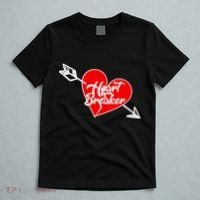 Heart Breaker Valentine's Day Broken Heart Arrow T-Shirt thumb 5