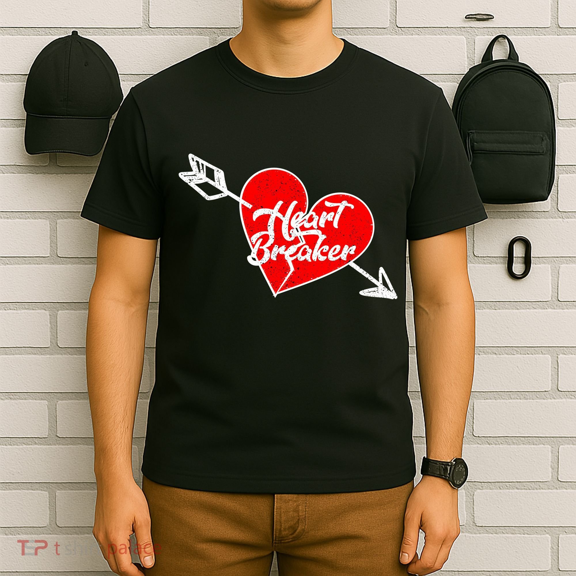 Heart Breaker Valentine's Day Broken Heart Arrow T-Shirt