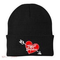 Heart Breaker Valentine's Day Broken Heart Arrow Beanie thumb 0