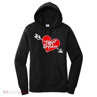 Heart Breaker Valentine's Day Broken Heart Arrow Women's Hoodie