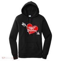Heart Breaker Valentine's Day Broken Heart Arrow Women's Hoodie thumb 0