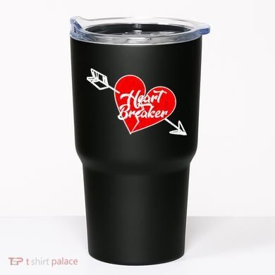 Heart Breaker Valentine's Day Broken Heart Arrow Tumbler
