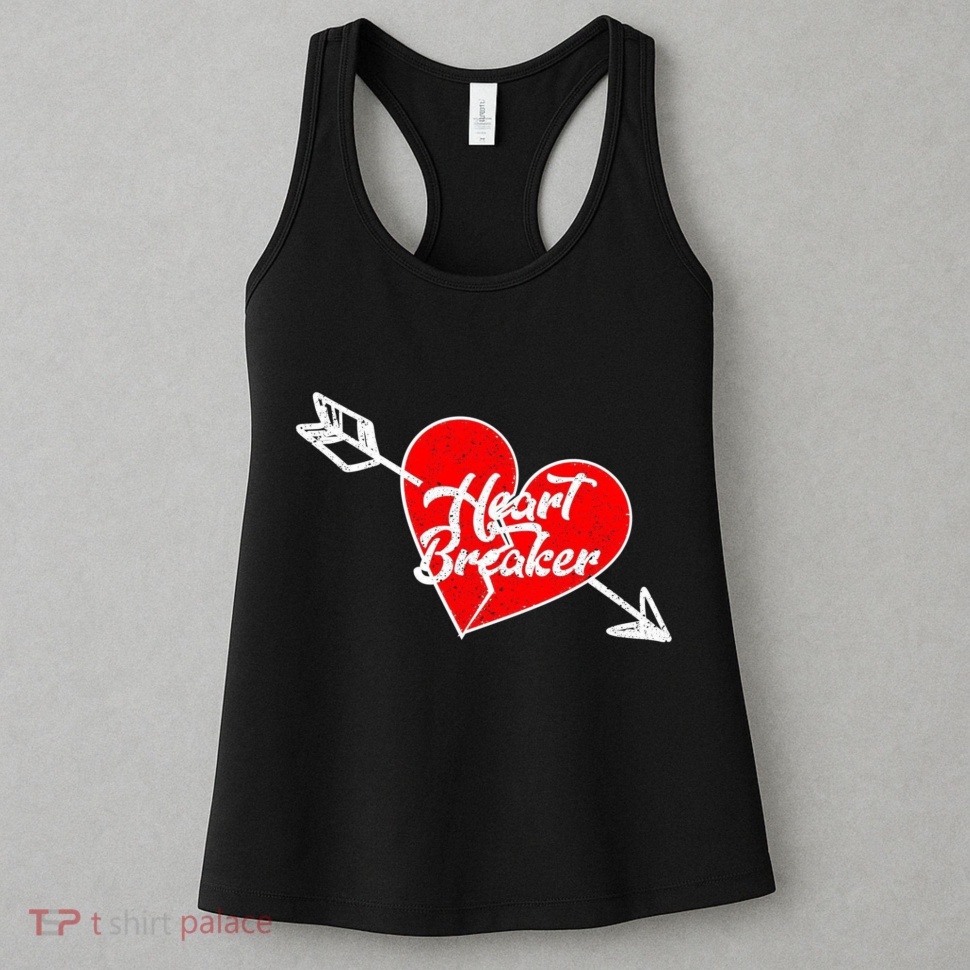 Heart Breaker Valentine's Day Broken Heart Arrow Women's Tank Top