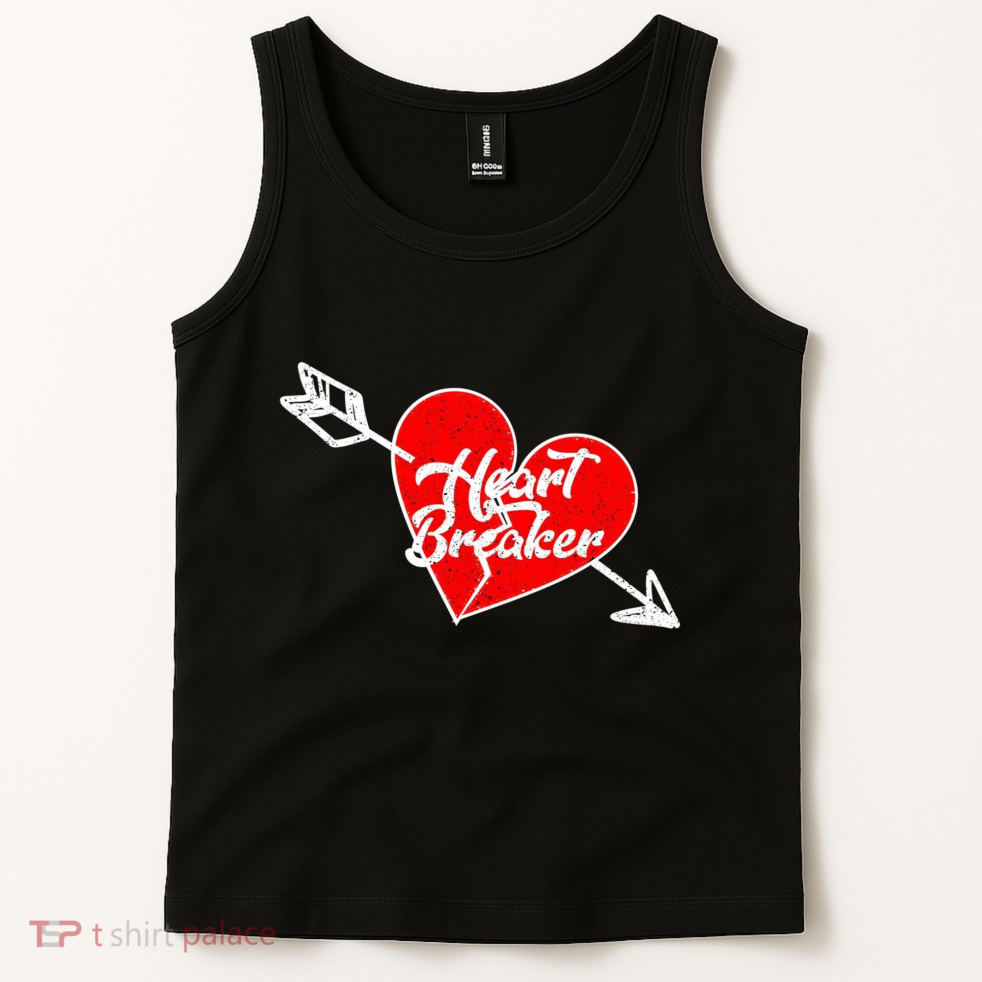 Heart Breaker Valentine's Day Broken Heart Arrow Tank Top