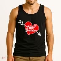 Heart Breaker Valentine's Day Broken Heart Arrow Tank Top thumb 3