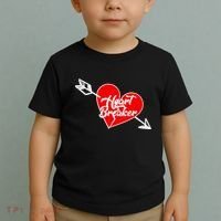 Heart Breaker Valentine's Day Broken Heart Arrow Toddler T-Shirt thumb 2