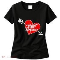 Heart Breaker Valentine's Day Broken Heart Arrow Women's T-Shirt thumb 0
