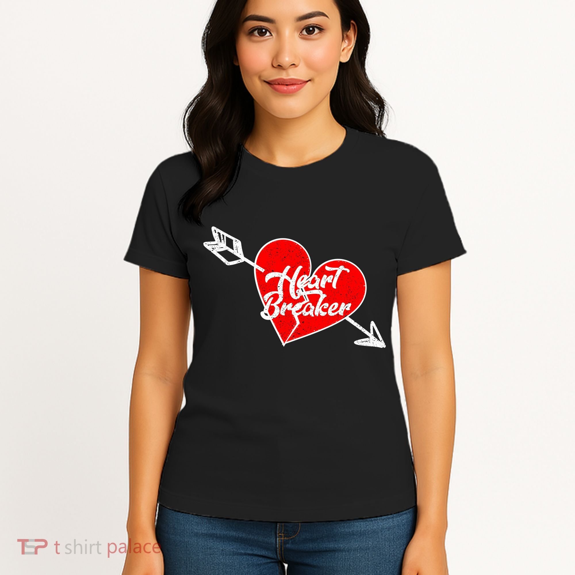 Heart Breaker Valentine's Day Broken Heart Arrow Women's T-Shirt