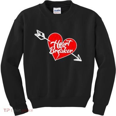 Heart Breaker Valentine's Day Broken Heart Arrow Kids Sweatshirt