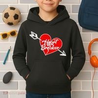 Heart Breaker Valentine's Day Broken Heart Arrow Kids Hoodie thumb 2