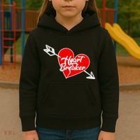 Heart Breaker Valentine's Day Broken Heart Arrow Kids Hoodie thumb 3