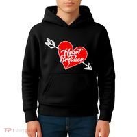 Heart Breaker Valentine's Day Broken Heart Arrow Kids Hoodie thumb 4