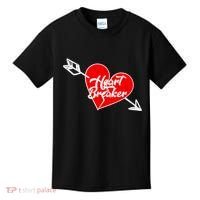 Heart Breaker Valentine's Day Broken Heart Arrow Kids T-Shirt thumb 0