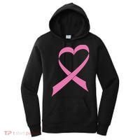 Heart Breast Cancer Ribbon Women's Hoodie thumb 0