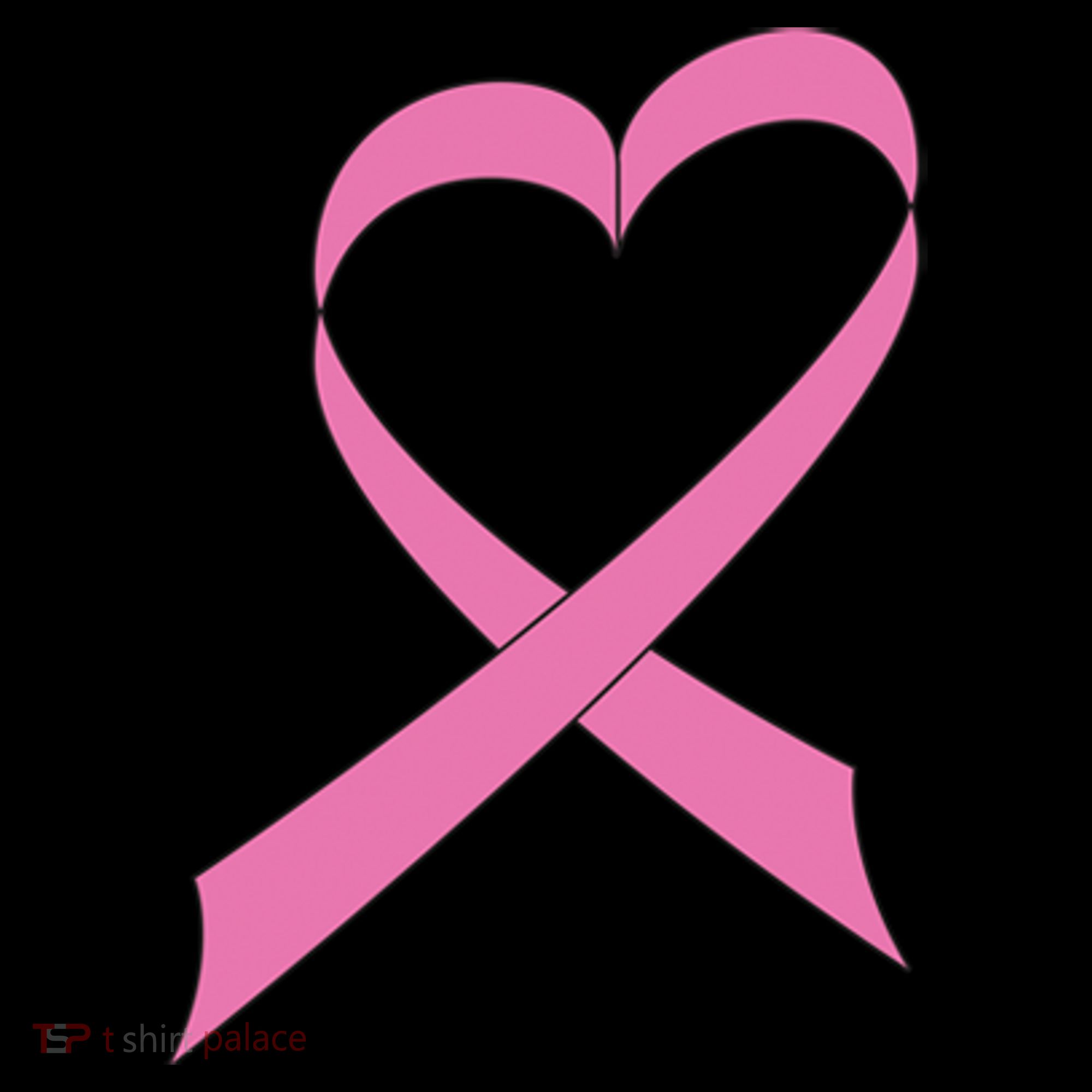 Heart Breast Cancer Ribbon Women's Hoodie