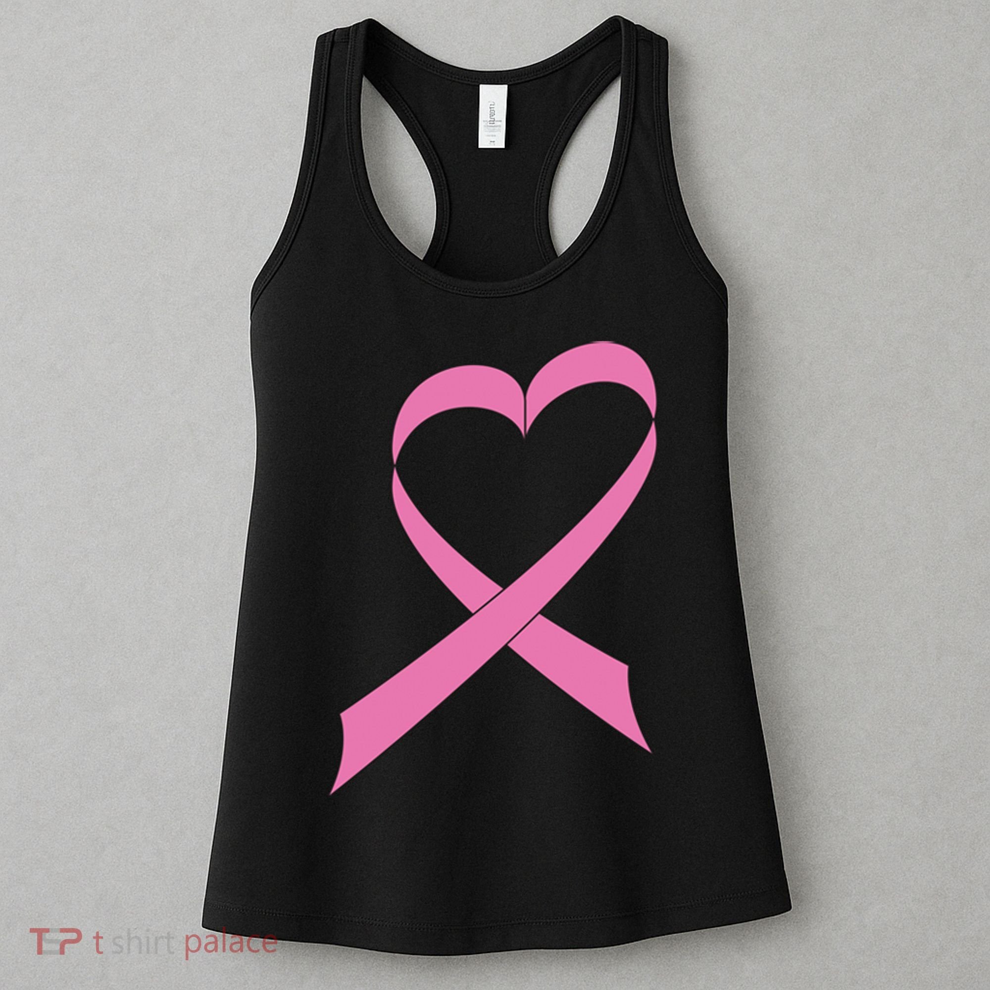 Heart Breast Cancer Ribbon Women's Tank Top