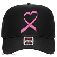 Heart Breast Cancer Ribbon Hat thumb 0