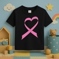 Heart Breast Cancer Ribbon Toddler T-Shirt thumb 3