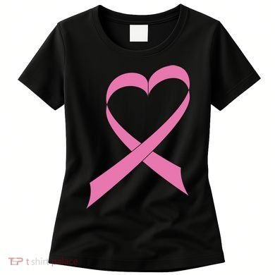 Heart Breast Cancer Ribbon Women's T-Shirt